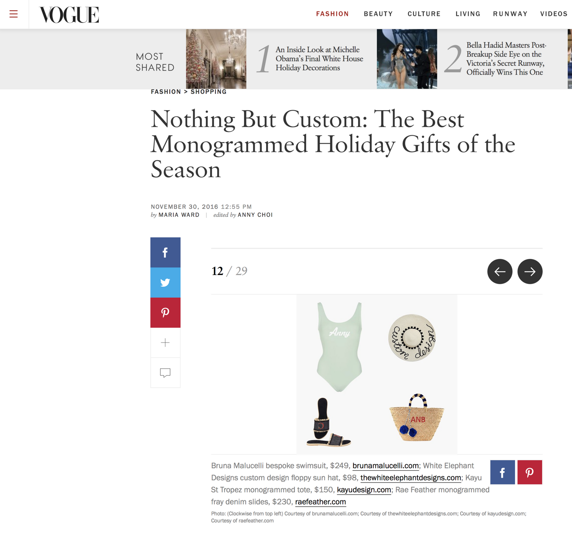 Vogue.com, Nov 2016