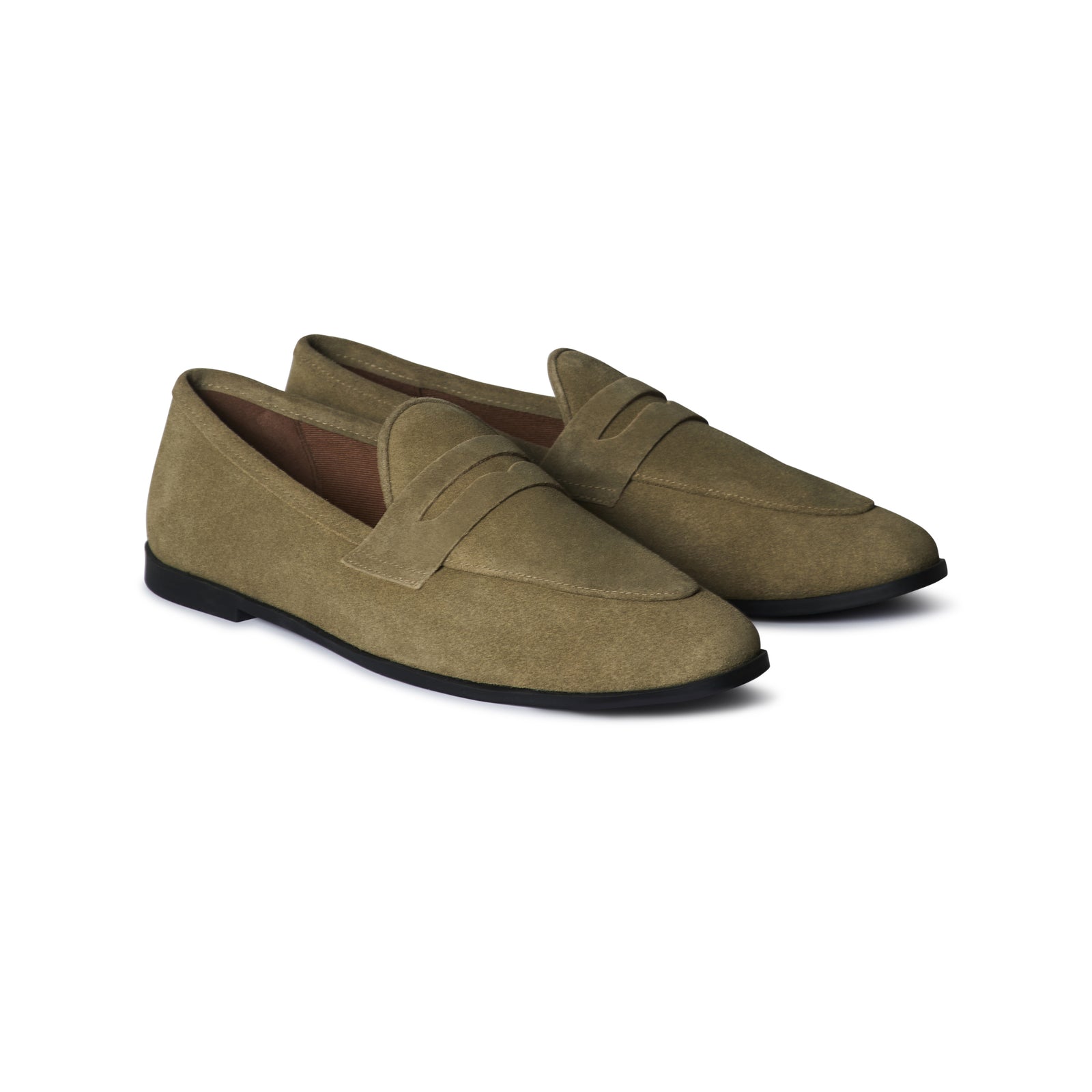 The Vivienne Loafer | Khaki Suede