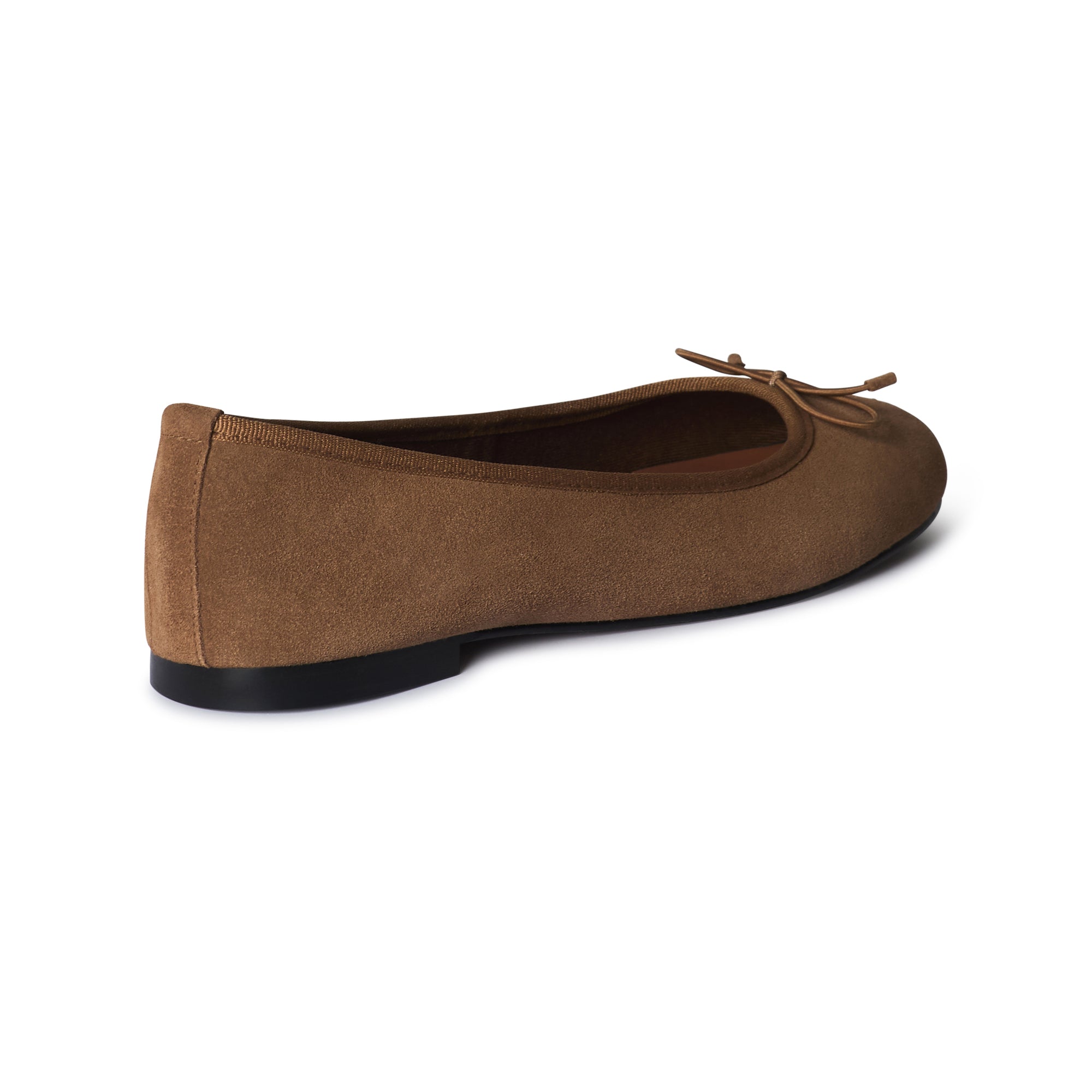 The Friday Flat | Camel Brown Suede