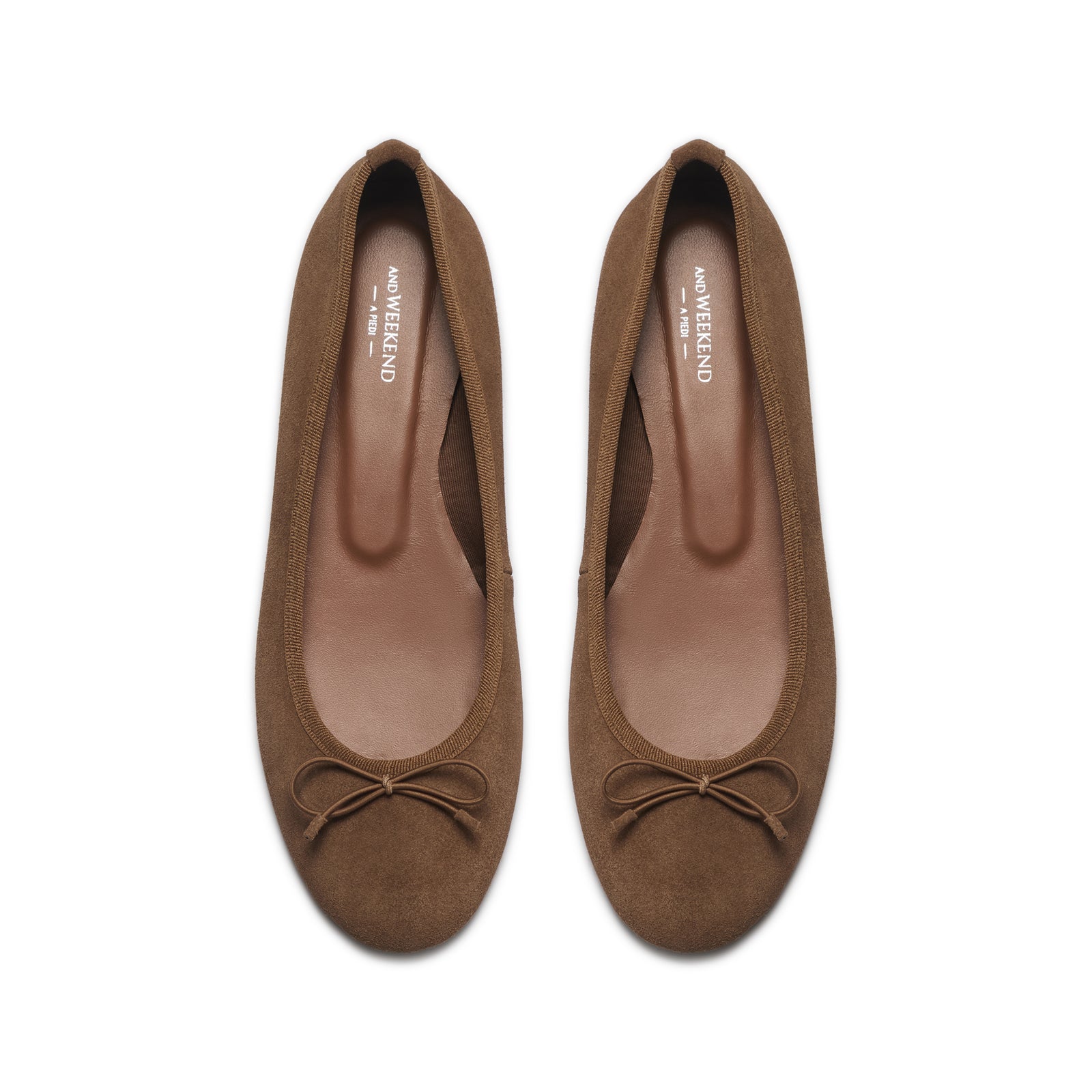 The Friday Flat | Camel Brown Suede