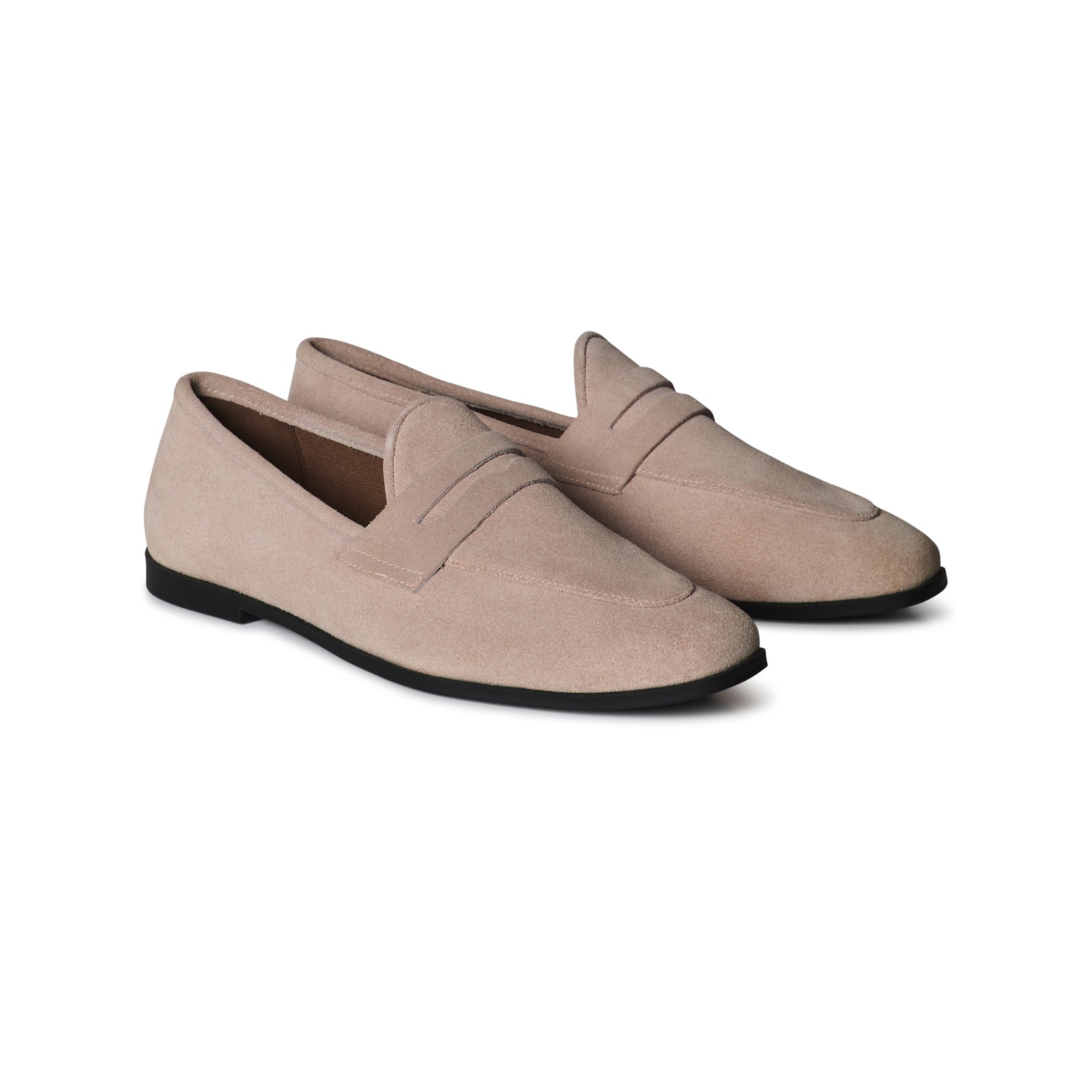 The Vivienne Loafer | Blush Pink Suede