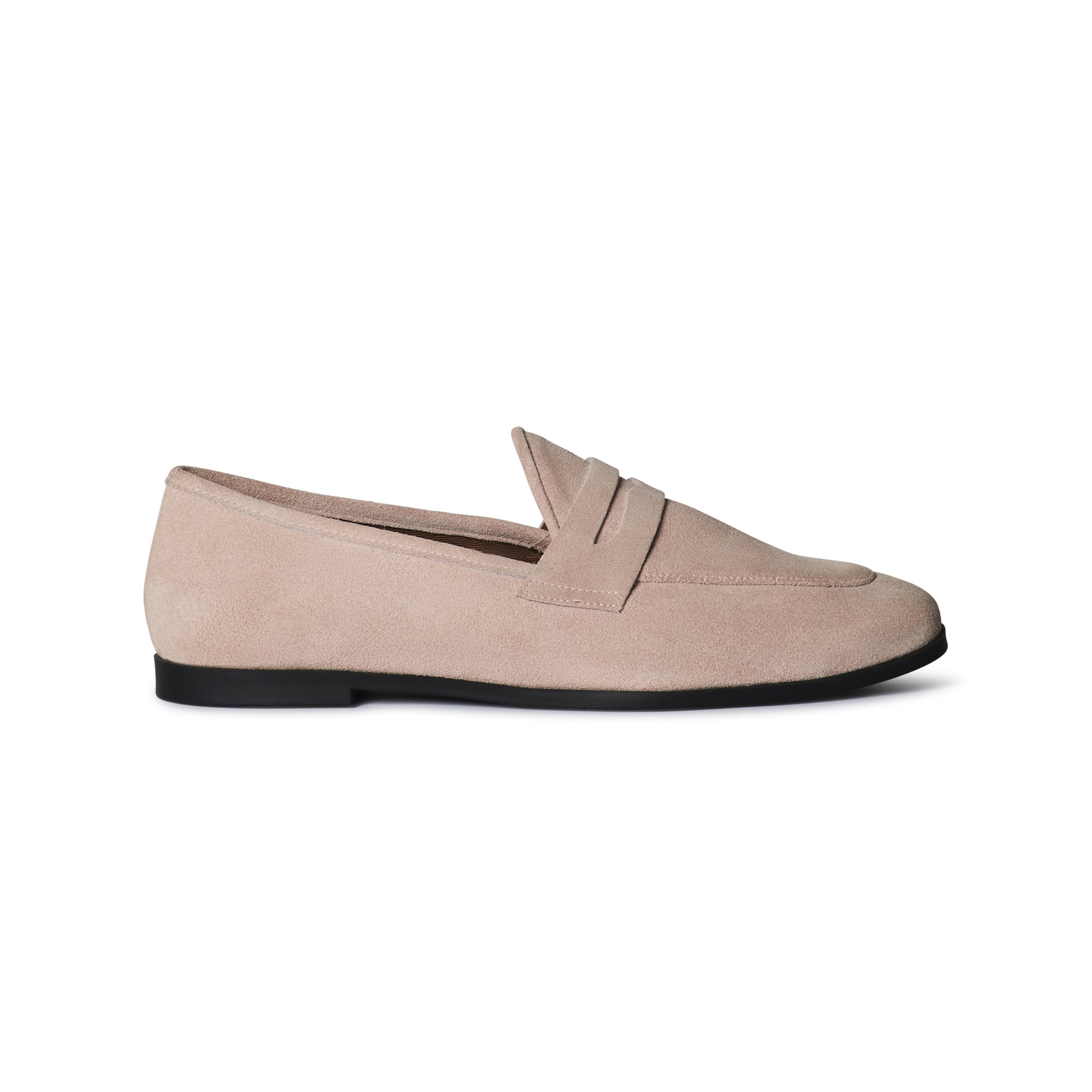 The Vivienne Loafer | Blush Pink Suede
