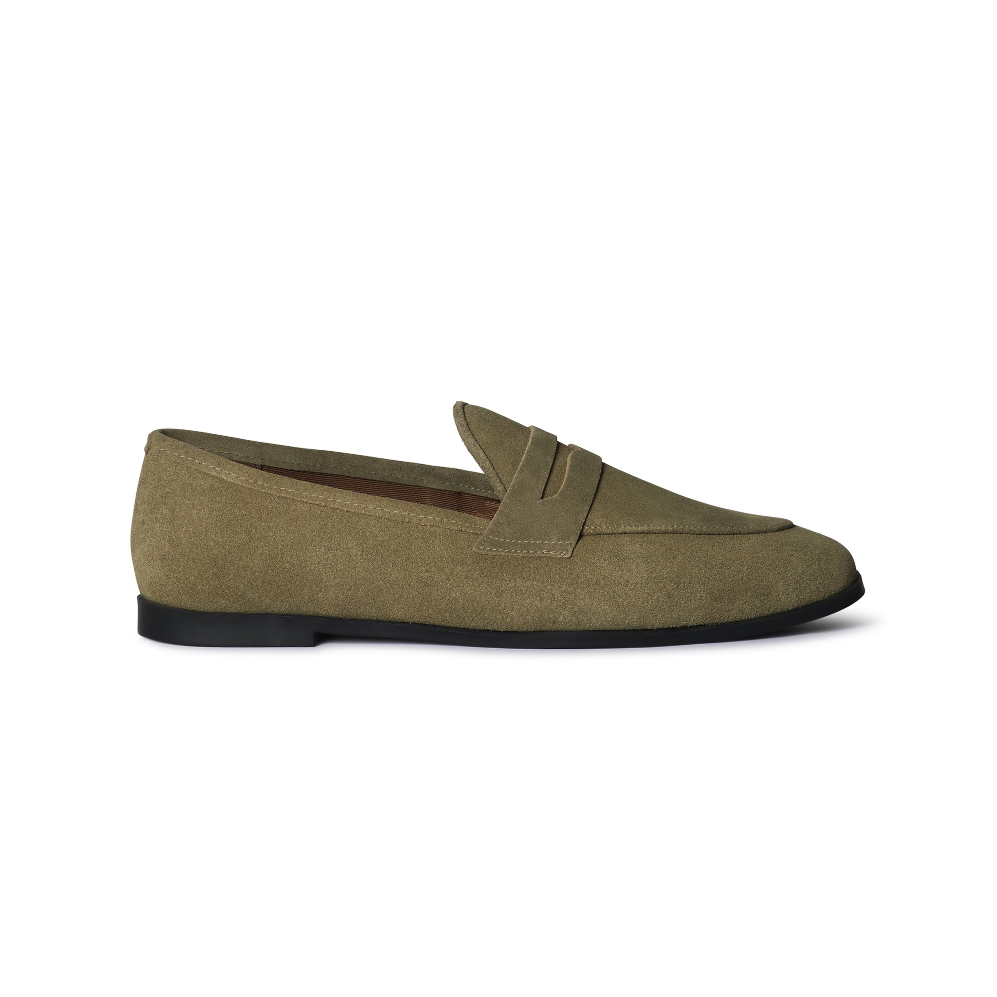 The Vivienne Loafer | Khaki Suede