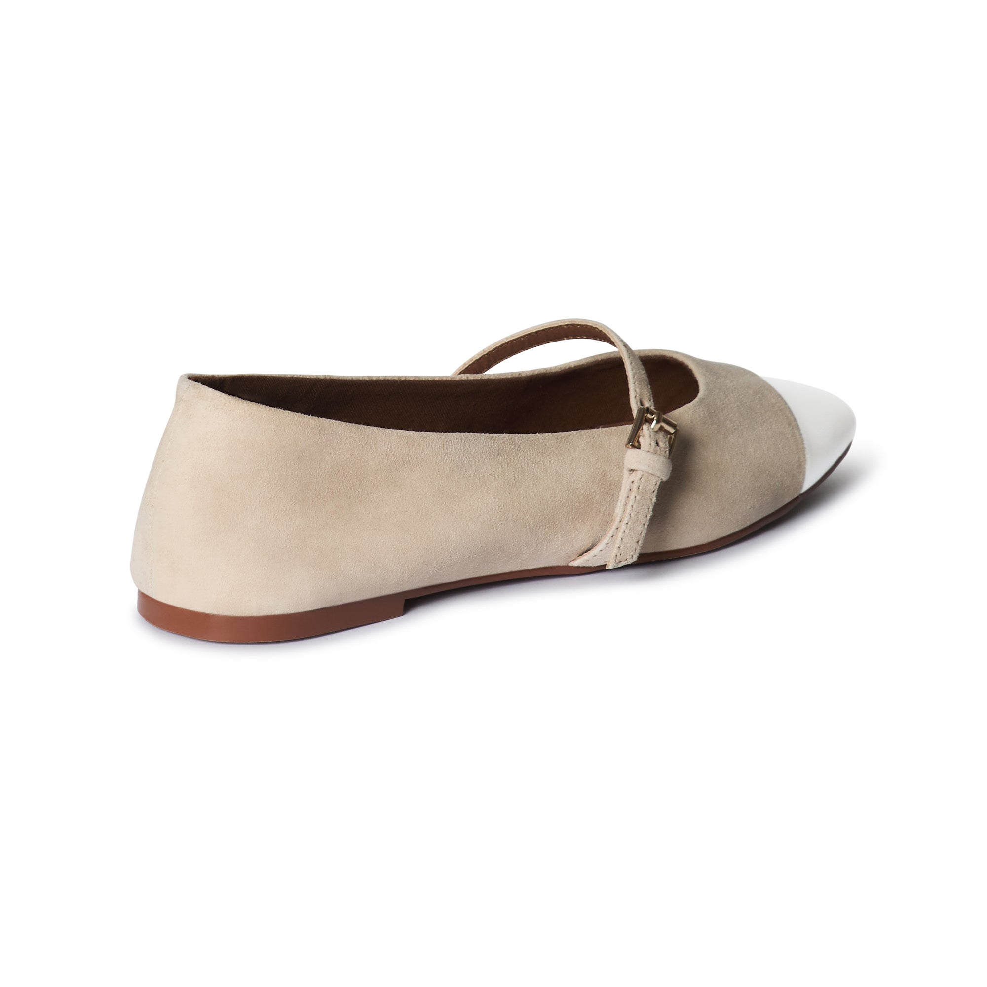 La Domenica Mary Jane | Beige Ivory