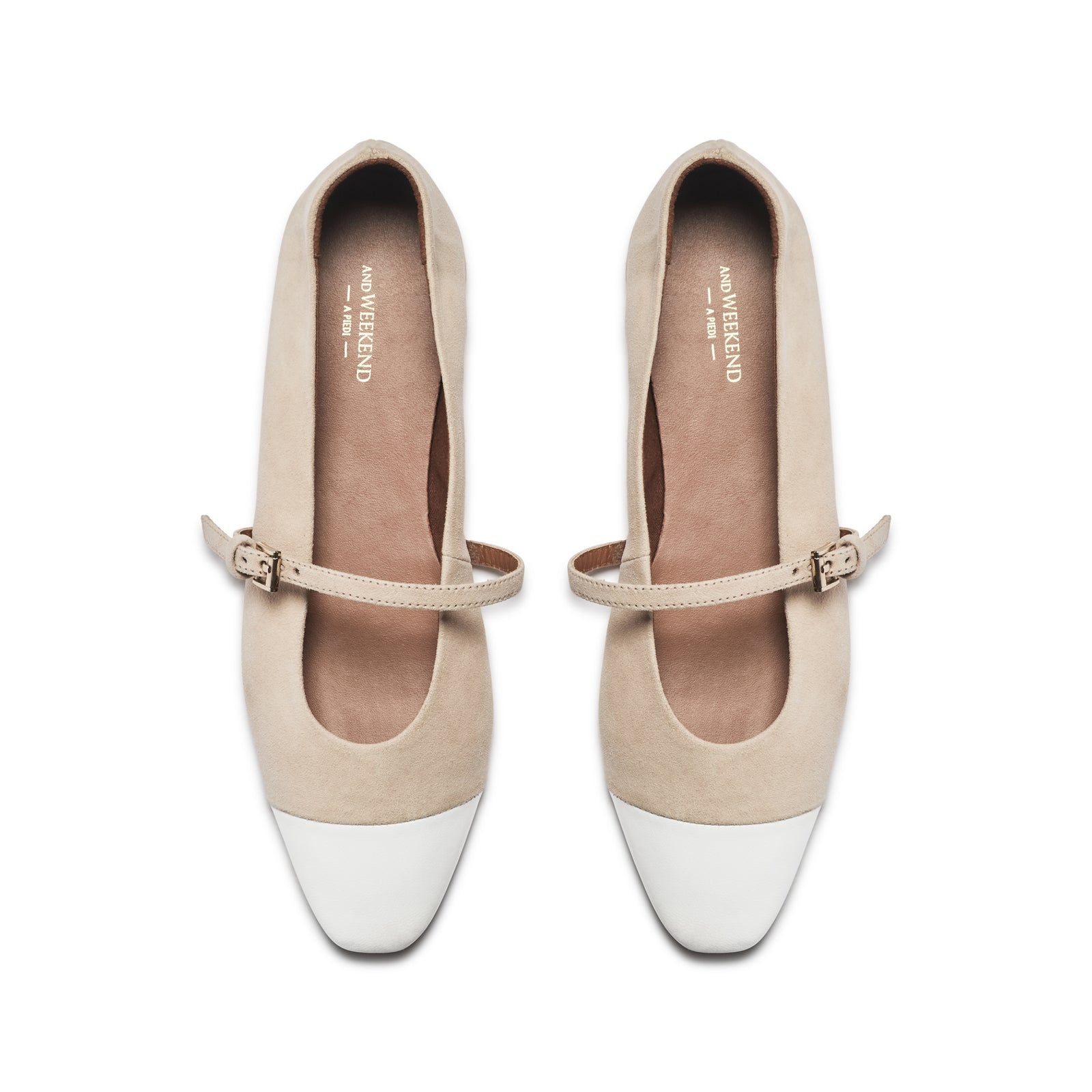 La Domenica Mary Jane | Beige Ivory