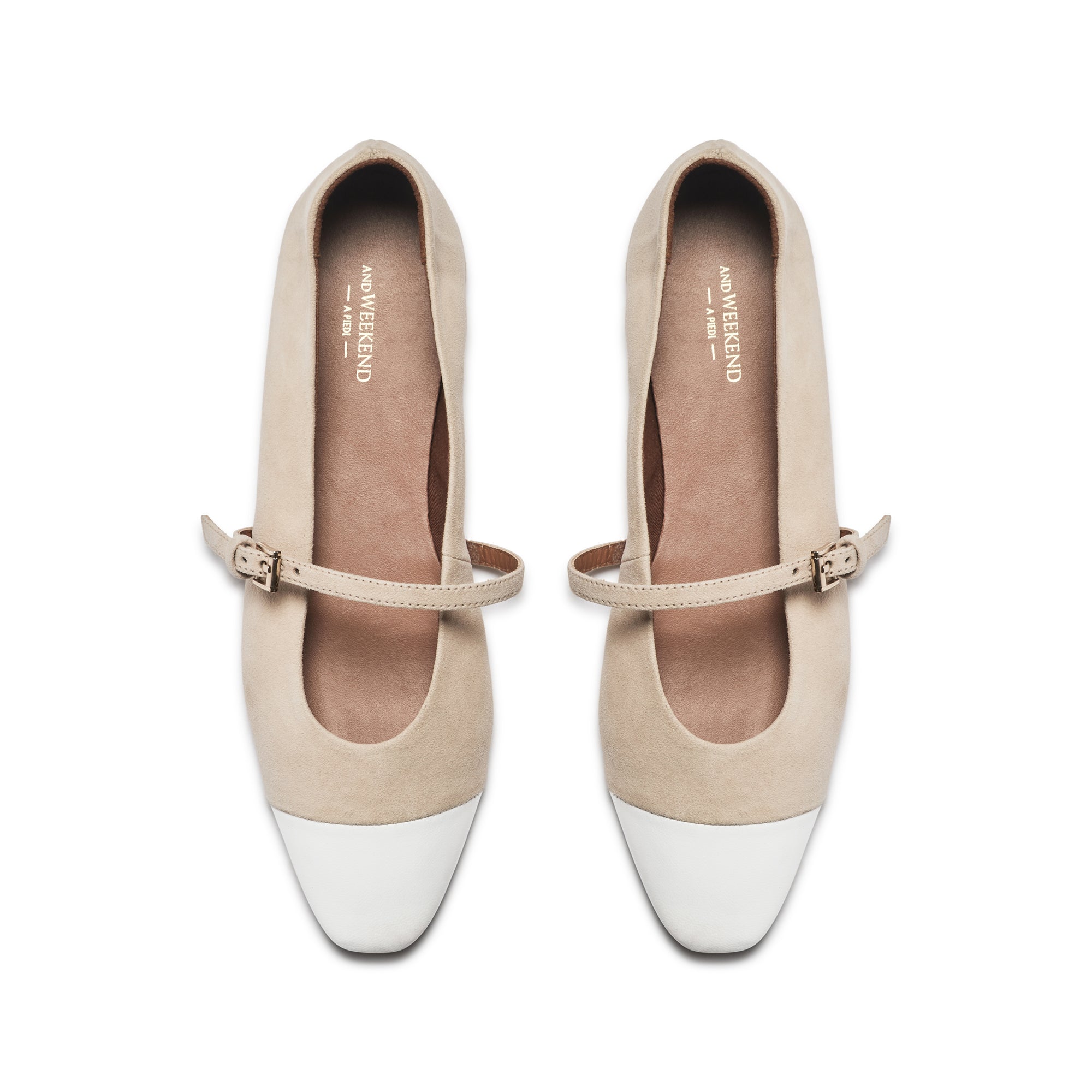 La Domenica Mary Jane | Beige Ivory