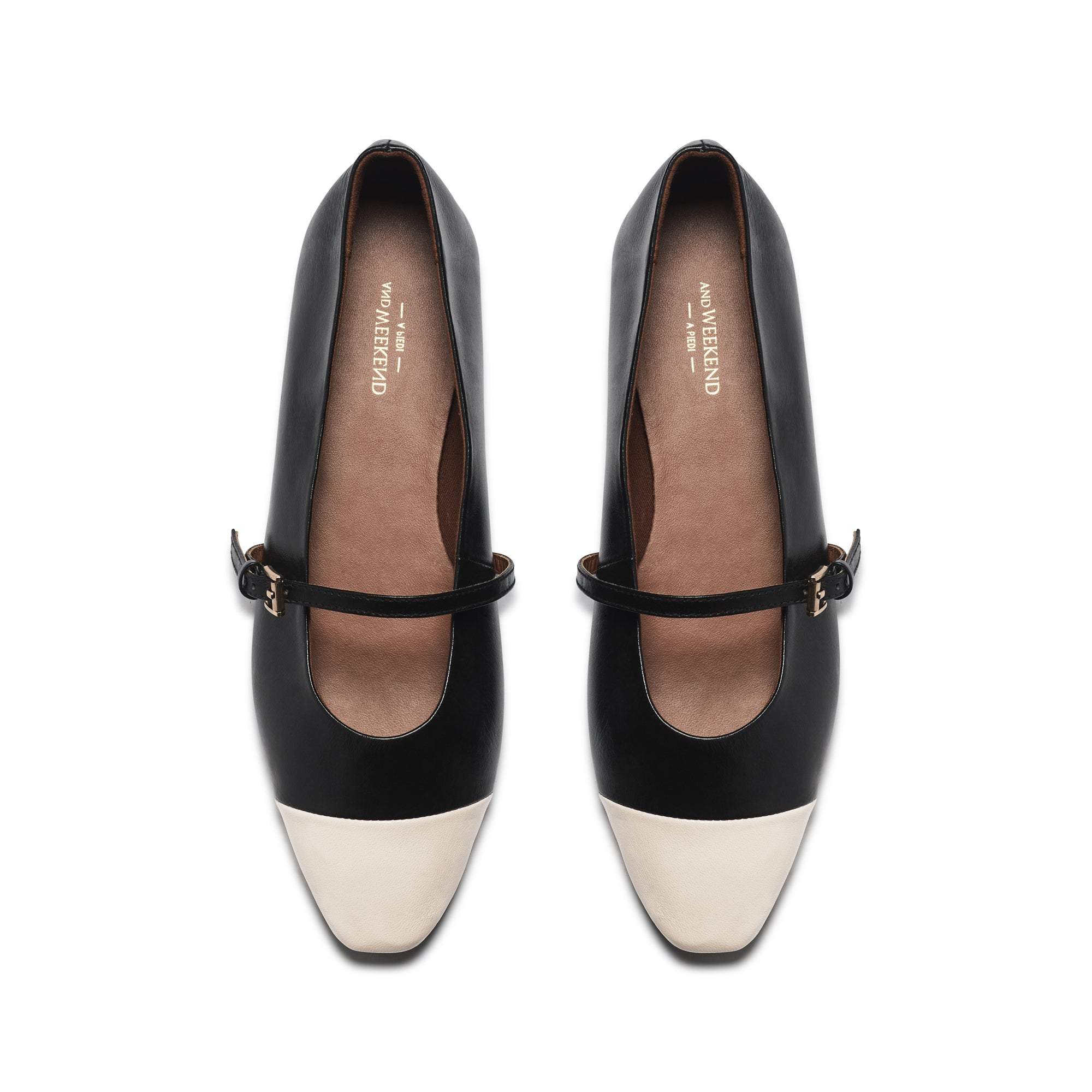 La Domenica Mary Jane | Black Ecru