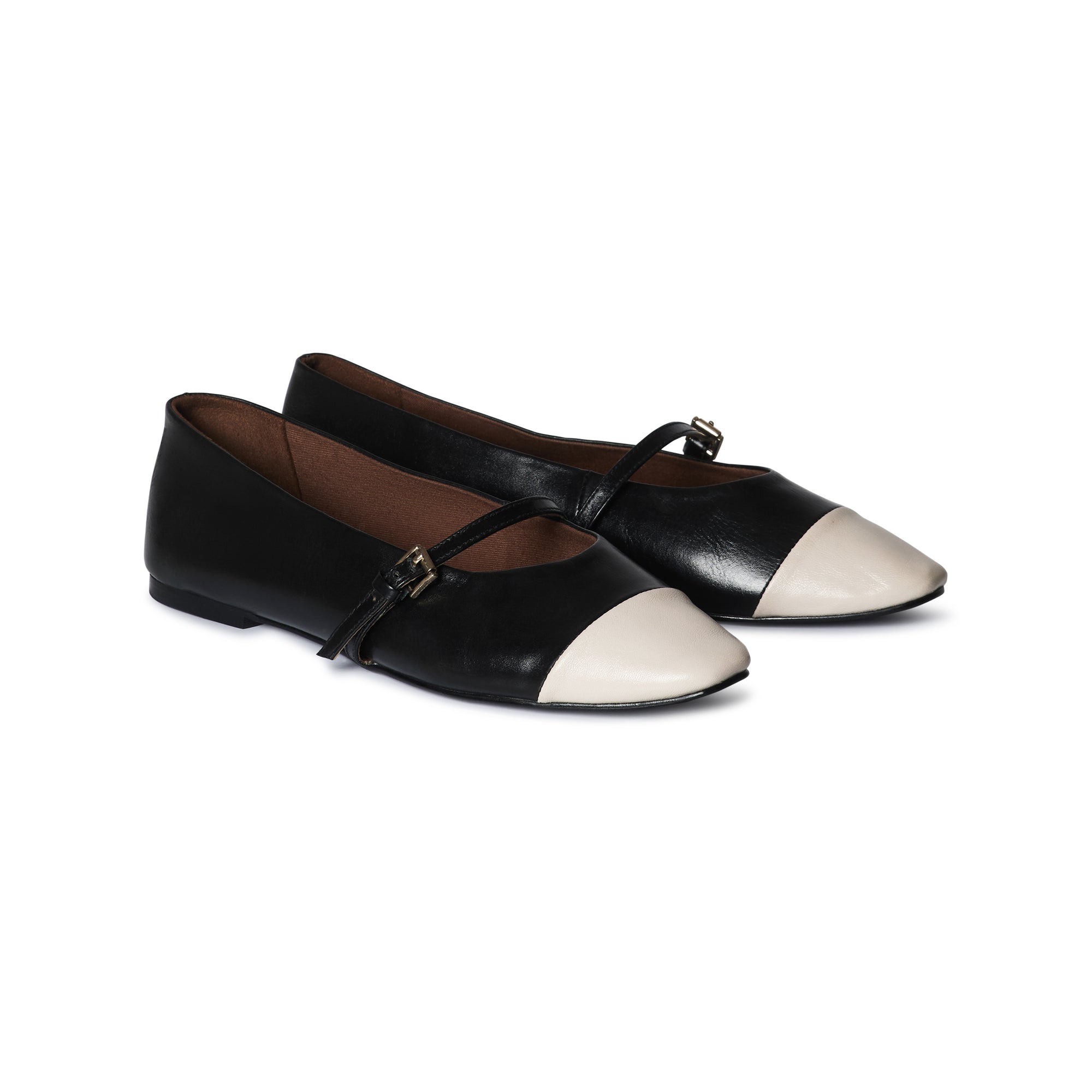 La Domenica Mary Jane | Black Ecru