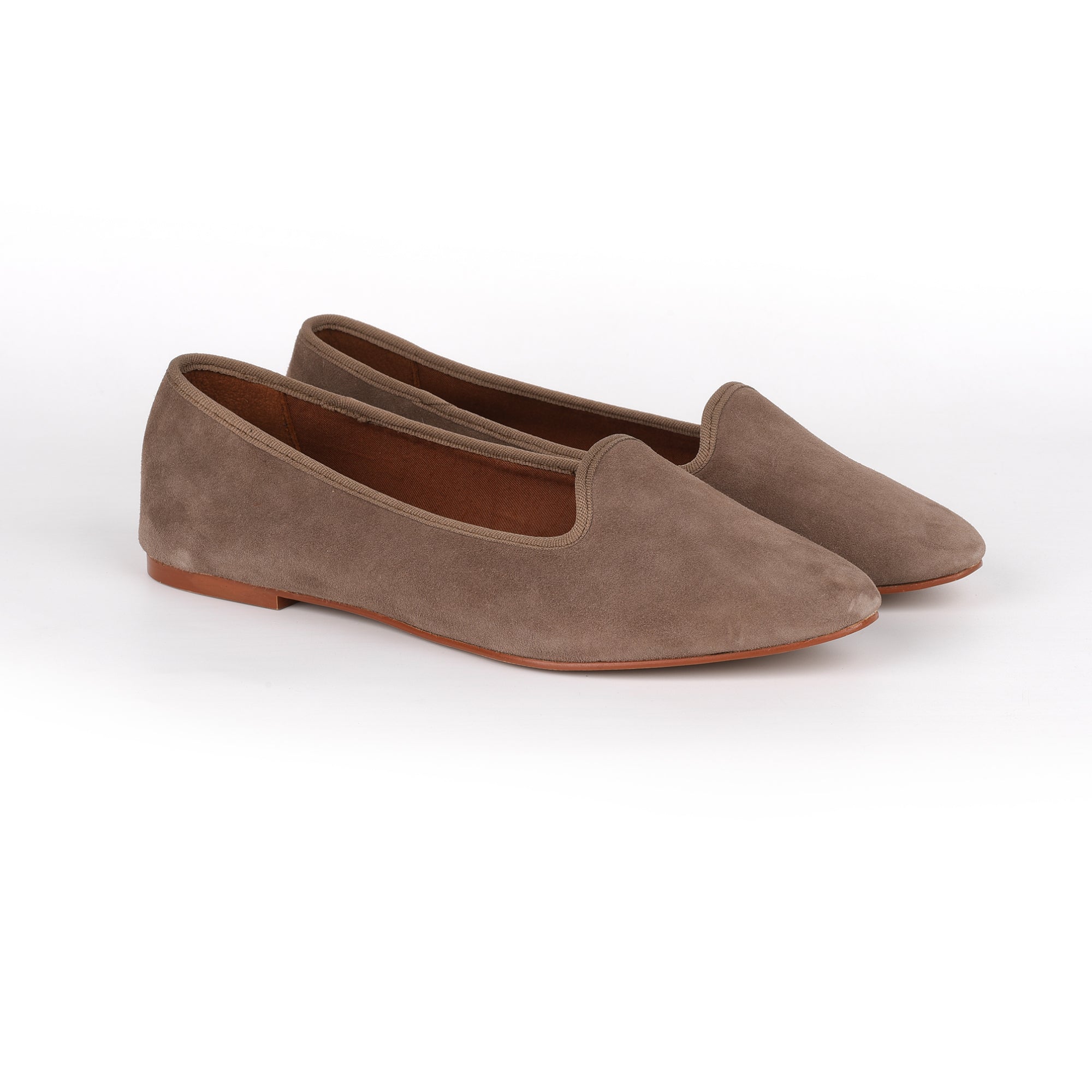 The Smoking Flat | Brown Suede